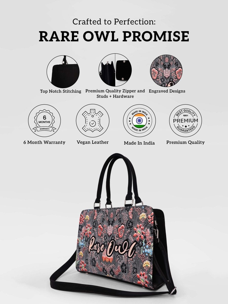 Allure Essence Customized Tote Bag for Women | Rare Canvas - Rare Owl