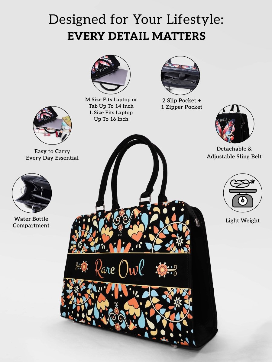 Reflective Charm Customized Tote Bag for Women | Rare Canvas - Rare Owl