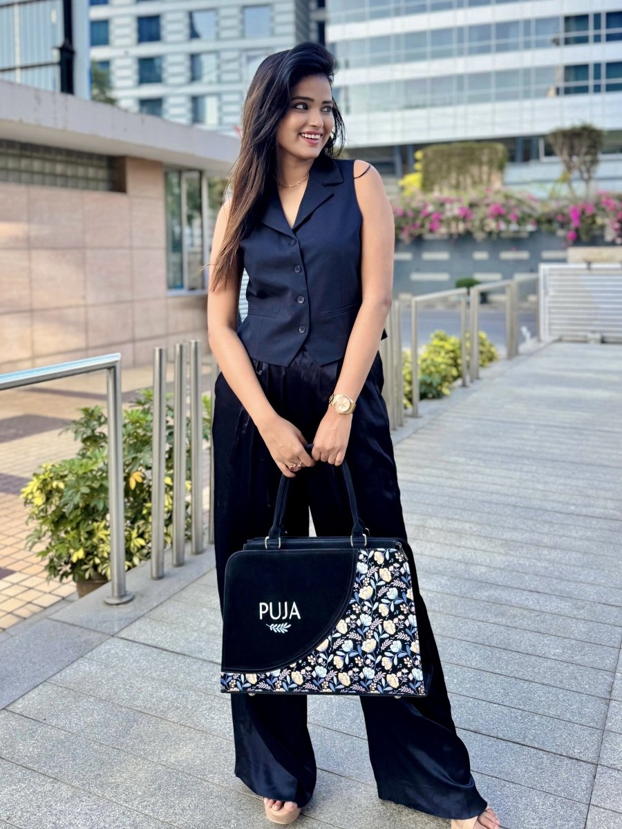 Garden Symphony Customized Tote Bag for Women | Rare Curve - Rare Owl