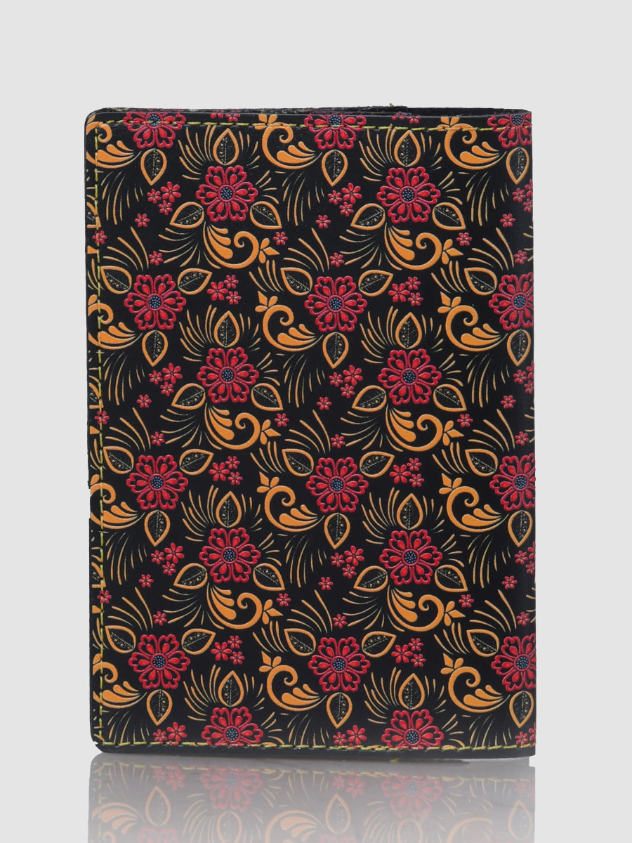 Henna Petals Customized Passport Cover - Rare Owl