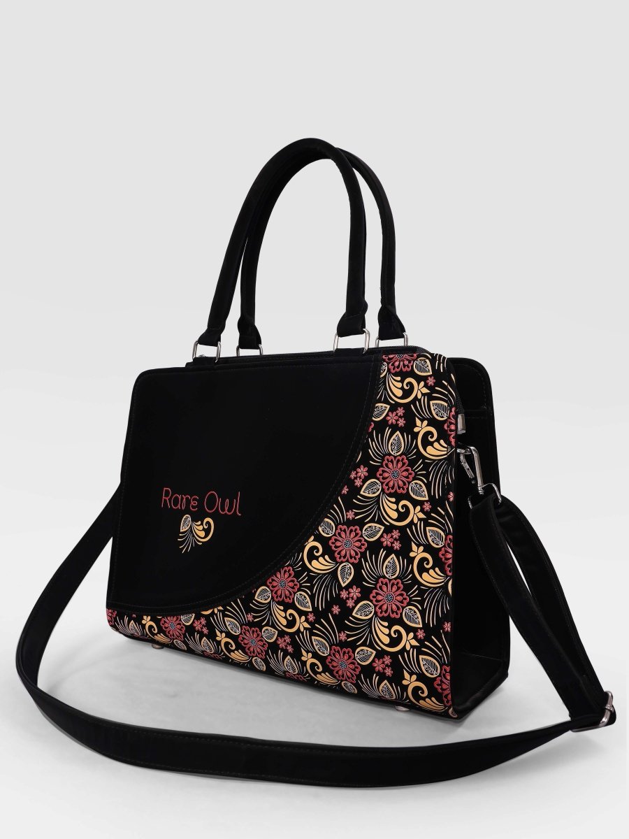 Henna Petals Customized Tote Bag for Women | Rare Curve - Rare Owl
