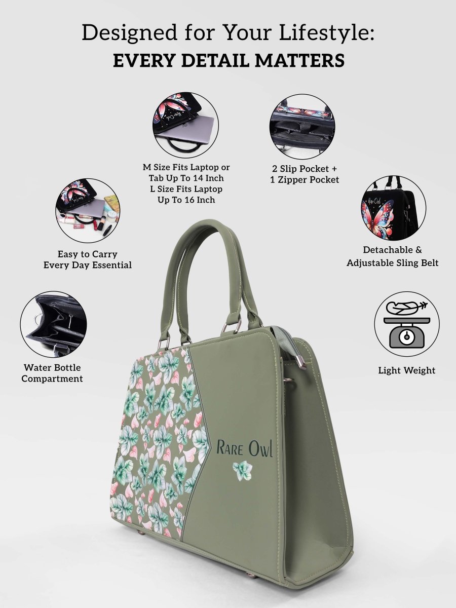 Petal & Space Customized Tote Bag for Women | Rare Canvas - Rare Owl