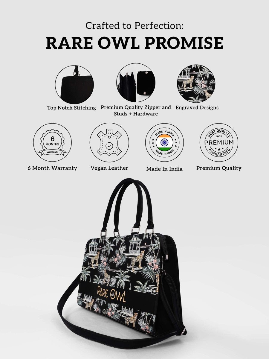 Safari Bliss Customized Tote Bag for Women | Rare Canvas - Rare Owl